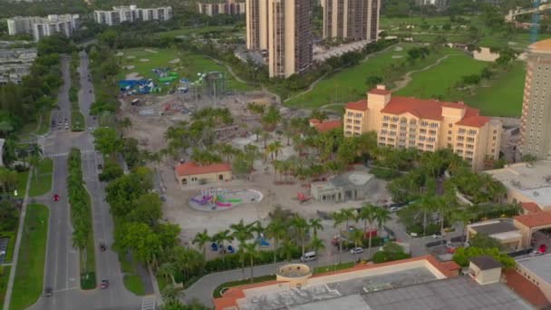 Resort Construction Aventura Florida — Stock Video