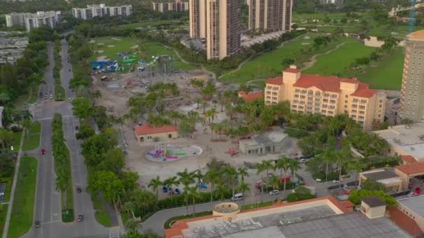 Costruzione Resort Aventura Florida — Video Stock