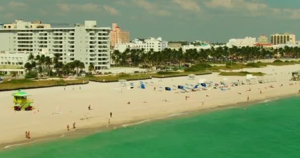 Hisse Senedi Aeril Klipleri Miami Beach Kış 2018 — Stok video