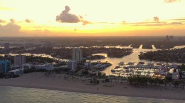 Fort Lauderdale Florida hava epik çekim