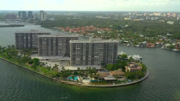 Hava Video Grove Isle Condominiums — Stok video