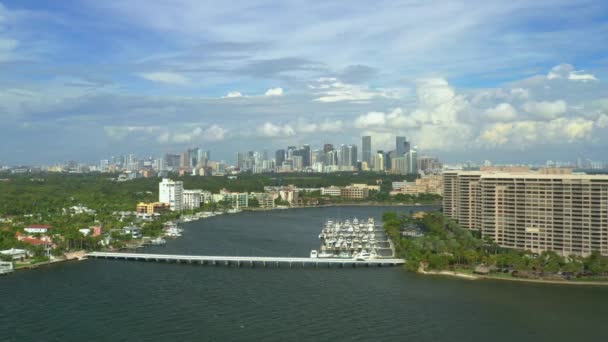 Uçak Video Miami Coconut Grove — Stok video