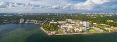 Havadan fotoğraf merhamet Hospical tıp merkezi Miami Coconut Grove