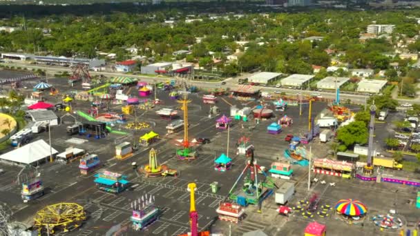 Antenowe Broward County Fair Hallandale — Wideo stockowe