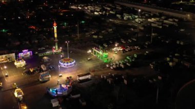 Hava video karnaval ışıklar 4 k robot