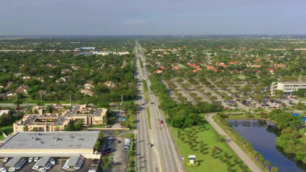 Luchtfoto Video Kendall Florida — Stockvideo