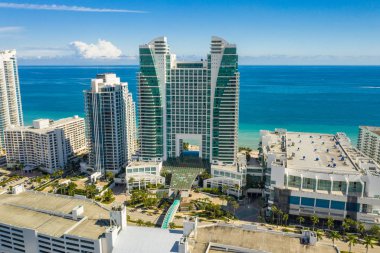 Havadan fotoğraf Westin Diplomat Resort ve Spa Hollywood Beach Fl ABD