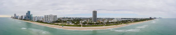 Panorama Aereo Miami Beach Costa Nord Foto — Foto Stock