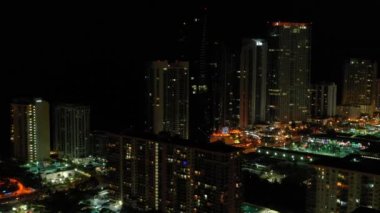 Gece şehir görüntüleri görünümü
