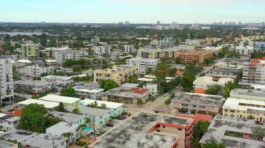 North Beach Miami Hava uçak video