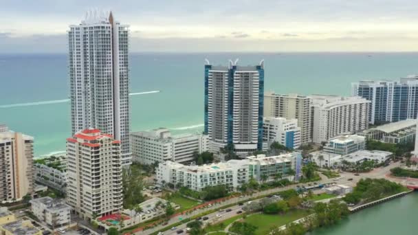 Miami Beach Emlak Konut Gezinti — Stok video