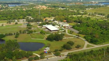 Bir at çiftliği çiftliği hava atış