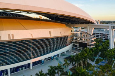 Florida Marlins Park Miami Florida hava görüntü