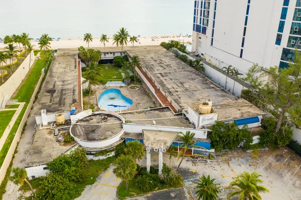 Mónaco Motel Sunny Isles Beach Destrucción 2018 — Foto de Stock
