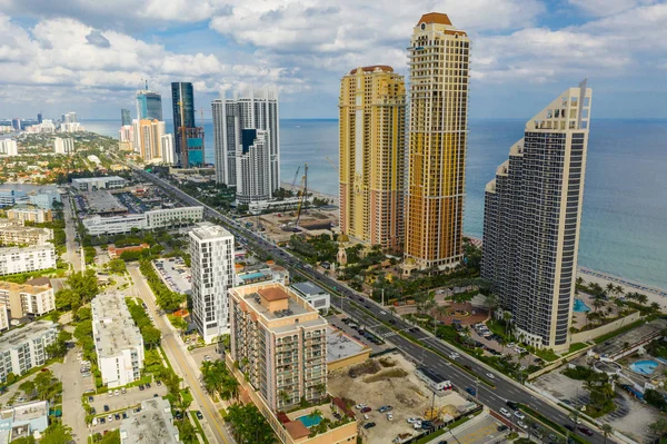 Flygfoto City Sunny Isles Beach — Stockfoto