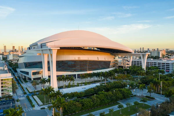 Imagem Drone Marlins Park Miami — Fotografia de Stock