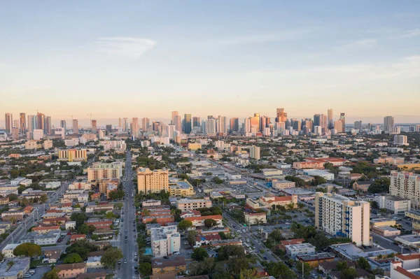 Sisi Barat Dari Downtown Miami Florida Little Havana — Stok Foto