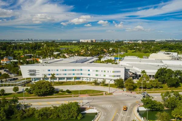 Aerial Photo Miami Beach Senior High School — Stock Photo, Image