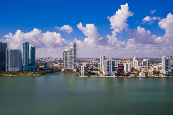 Aerial Edgewater Miami Florida — Foto de Stock