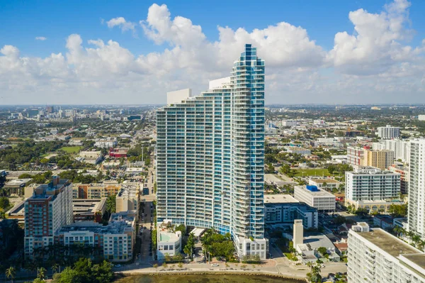 Foto Udara Paramount Bay Miami Sebuah Kondominium Mewah — Stok Foto