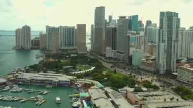 Antenler Bayfront Park Downtown Miami bayside biscayne 4k