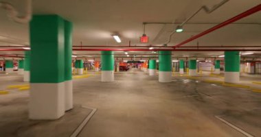 İş merkezi otopark gimbal stabilize hareket video