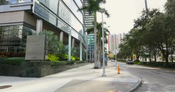 Τέσσερις Εποχές Hotel Brickell Miami Πρόσοψη — Αρχείο Βίντεο