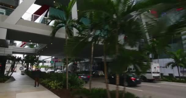 Imágenes Movimiento Brickell City Centre Miami Florida — Vídeo de stock