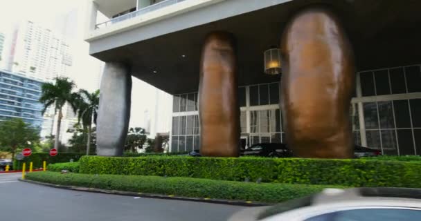 Съемки Фильма Icon Brickell Hotel — стоковое видео