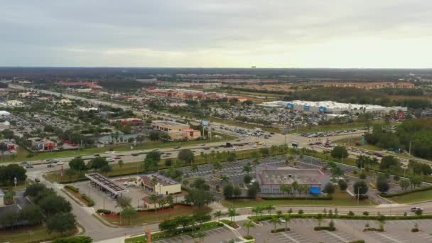 Vidéo de drone aérien Fort Myers FL USA 