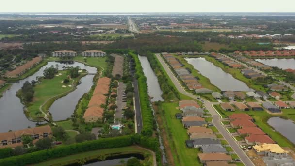 Εναέρια Κηφήνας Βίντεο Ηπα Fort Myers — Αρχείο Βίντεο