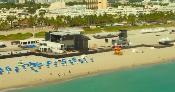 Dave Matthews Band Miami Beach Koncert Telepítő Lummus Park — Stock videók