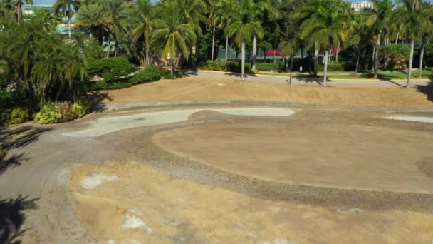 Diplomat Country Club Golf Sahası Yok Edilmesi Için Gelişme Hallandale — Stok video