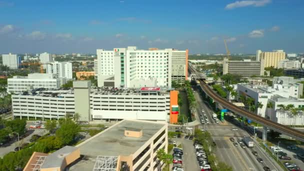 Miami Usa Januari 2019 Universiteit Van Miami Ziekenhuis Poliklinische Center — Stockvideo