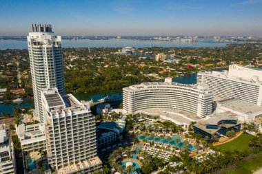 Miami Beach, Fl, Amerika Birleşik Devletleri - 4 Ocak 2019: Fontainebleau Hotel Miami Beach