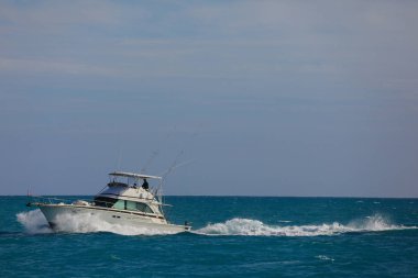 Key West, Fl, Amerika Birleşik Devletleri - Jnuary 5, 2019: Bir balıkçı teknesi Key West Florida görüntüsünü