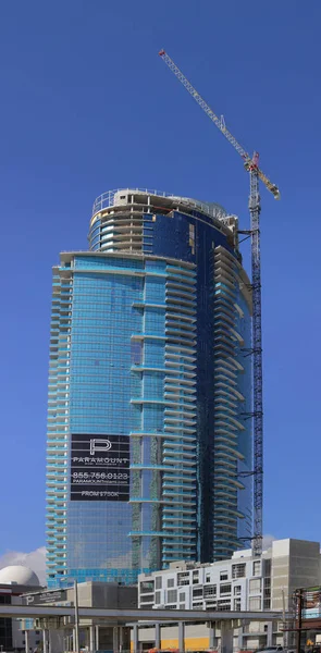 Miami Yhdysvallat Tammikuu 2019 Paramount Miami Worldcenter Tower Downtown — kuvapankkivalokuva