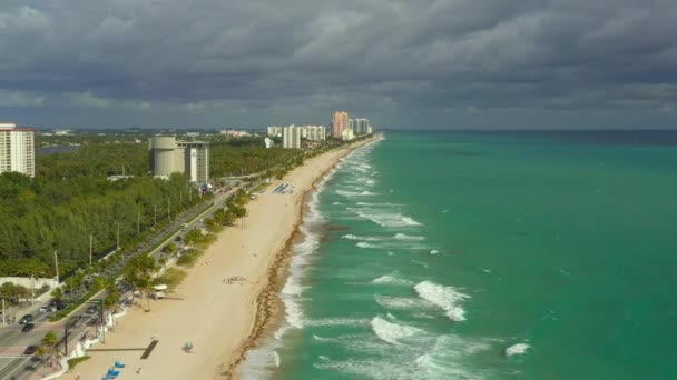 Luftfahrt Küste Tour Fort Lauderdale — Stockvideo