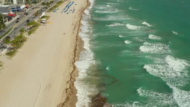 Letecká Anténa Směřující Dolů Video Fort Lauderdale — Stock video