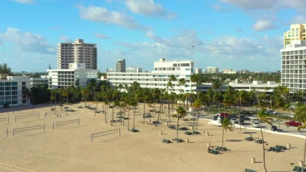 Ocean Resort Fort Lauderdale Luftbild — Stockvideo