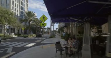 Şehir Merkezi Fort Lauderdale Florida gimbal hareket görüntüleri