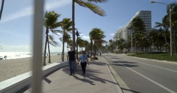 Metraggio Bella Giornata Fort Lauderdale Beach 24P — Video Stock