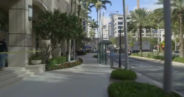 Downtown Fort Lauderdale Florida Las Olas — Stock Video