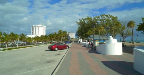 Fort Lauderdale Beach Scène Motion Video — Stockvideo