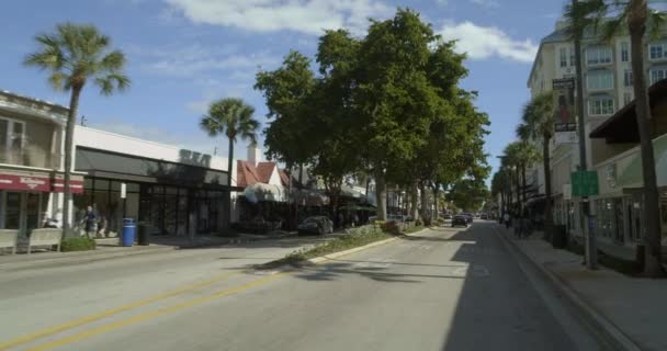 Motion Video Tour Las Olas Lauderdale — Stock Video