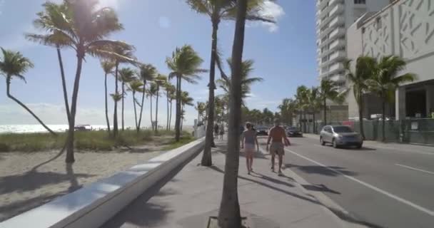 Ground Motion Film Fort Lauderdale Florida 60P — Stockvideo