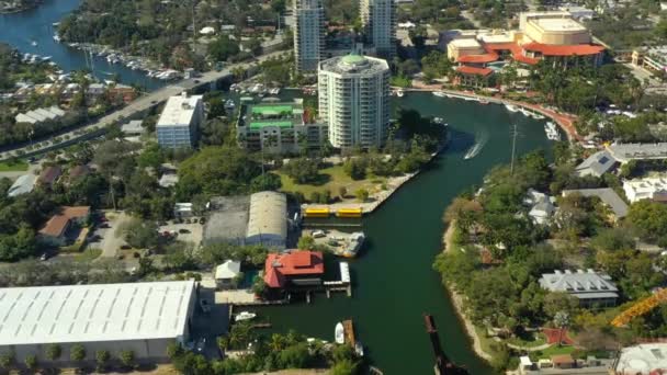 Tarpon River Fort Lauderdale — Stockvideo