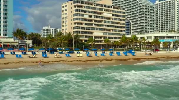 Hotel Fort Lauderdale Beach — Stok video