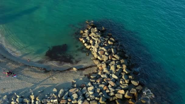 Aerials Miami Beach Coastal Waters — Stock Video