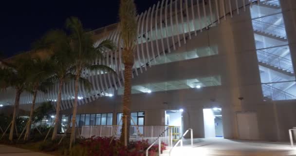 Fort Lauderdale Beach Las Olas Parking Garage Stock Video